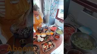 Buffet de salades salad legumes légumes vegetarian spices Cook foodlover food foodie good [upl. by Nilac]