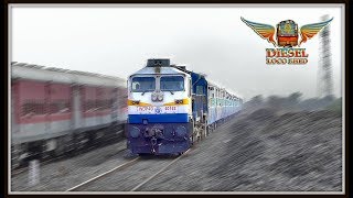 WDP 4D speeds with TIRUPATI ← AMARAVATI Superfast Express on tow  Indian Railways [upl. by Aivalf]