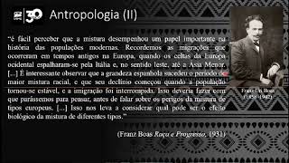 ANTROPOLOGIA Aula 6 O conceito de progresso em LéviStrauss em contraste com Franz Boas [upl. by Dippold]