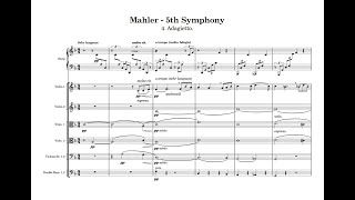 Gustav Mahler Adagietto 5th Symphony  Performed by NotePerformer 3 [upl. by Yreffej]