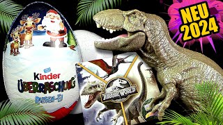 Kinder Überraschung ® Jurassic World ™ Riesen Ei 2024  wilde Theorien amp Tyrannosaurus Rex [upl. by Korns2]