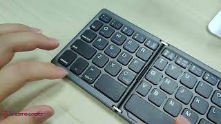 B089 Mini Bluetooth Wireless Foldable Keyboard [upl. by Wendell]