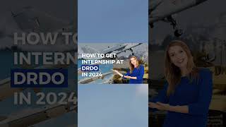 DRDO Internship 2024 🇮🇳 drdo internship training drdo2024 [upl. by Henrieta]