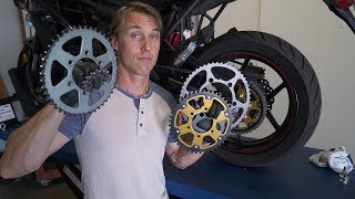 Motorcycle Gearing Changes Explained  MC Garage [upl. by Aidnyl]