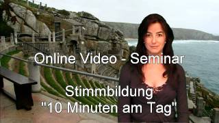 Gesangsunterricht zu hause Gesang Online Video  Seminar quot10 Minuten am Tagquot [upl. by Shaeffer]