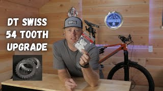 How To Upgrade A DT Swiss Rear Hub To A 54 Tooth [upl. by Sturges]