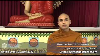 Bhanthe Rev Sirisumana Thero from Singapore [upl. by Boatwright]