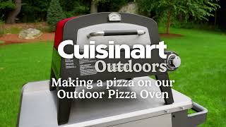 Cuisinart Outdoors™ Pizza Oven How to Make a Pizza [upl. by Anul]