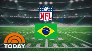 Eagles and Packers set to play first NFL game in South America [upl. by Aicatsanna]