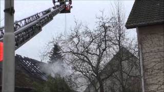 Brand in Karlsruhe  Feuer zerstört Turnhalle der TG Neureut [upl. by Brenan]