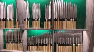 Tsukiji Masamoto knife shop  Toyosu fish market  築地正本の包丁  Tokyo Toyosu Market [upl. by Bertrand703]