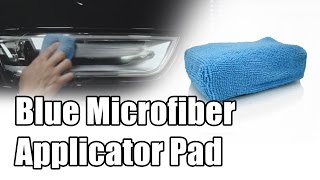 Blue Workhorse Microfiber Applicator Pad  Chemical Guys Car Care [upl. by Lillywhite]