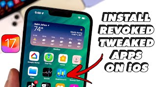 How to Install Revoked Tweaked Apps on ANY iOS 17 No Computer  100 Worked [upl. by Niuqram]