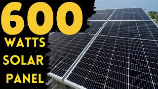 600 Watts Solar panel is back  Highest output solar panel for residence  Danny Techie Talks [upl. by Coco]