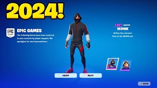 COMO CONSEGUIR SKIN IKONIK GRATIS 2024 [upl. by Graehl]