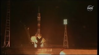 Blast Off Soyuz MS1258S Spacecraft Launches Into Space [upl. by Luba126]