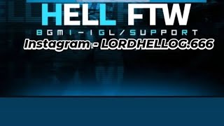 FUN GAMEPLAY WITH LORD HELL 😄BGMI [upl. by Nosrac]