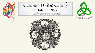 Camrose United Church Worship for October 6 2024 [upl. by Hayton]