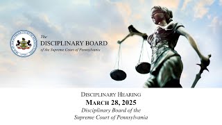 Disciplinary Board of the Supreme Court of Pennsylvania Proceeding Mergl day 3 [upl. by Ael431]