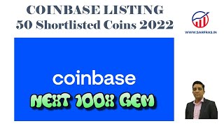 Coinbase Listing New Coins 2022  Top 50 Officially Shortlised Coins [upl. by Knute365]