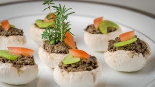 How to Make Stuffed Mushrooms Olive Tapenade Recipe [upl. by Ivetts308]