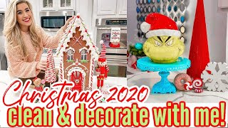 🎄CHRISTMAS CLEAN AND DECORATE WITH ME 2020 CHRISTMAS HOUSE TOUR  WHIMSICAL CHRISTMAS  Love Meg 2 [upl. by Galer]