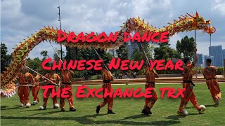 Chinese New YearDragon Dance The Exchange TRX Kuala Lumpur [upl. by Jew]