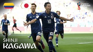 Shinji KAGAWA Goal  Colombia v Japan  MATCH 16 [upl. by Menard]