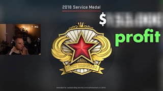 inside the black market of csgo service medals [upl. by Gert]