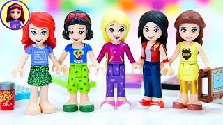 Casual Princess Clothes for Lego Disney Princess Minidolls  Pyjama Party Dress Up Style [upl. by Ardnaeed]