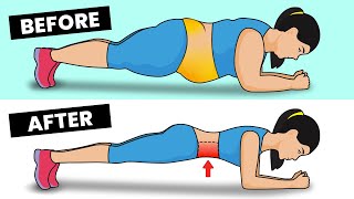 THIS HAPPENS To Your Body When You Plank for 6 Minutes Every Day Stomach Fat Loss Workout at Home [upl. by Sidoon158]