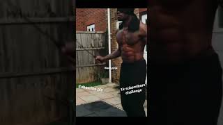 Giga ovgod  Black ninja fight bodybuilding sports gigaovgod challenge [upl. by Oahc]