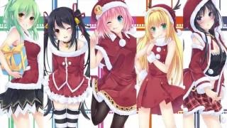 Nightcore Fröhliche Weihnacht Überall Lyrics EnglischDeutsch [upl. by Kado495]