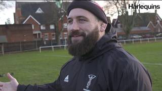 Absolute GOLD from Joe Marler  Bath preview turns into impression of Irish horse [upl. by Hameean]