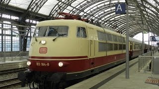 BR 103 1848  Führerstandsmitfahrt Dresden  Köln Juli 2011 HD [upl. by Oloap]