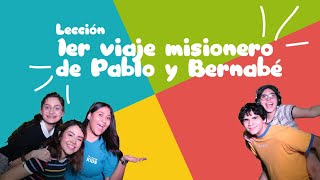 Primer viaje misionero de Pablo y Bernabé  Dream Kids Online [upl. by Attenej231]