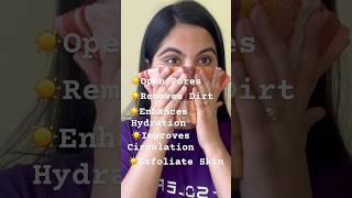 Benefits of Face Steaming steamingfacecare skincarebeautytipsbeauty homeremediesshorts [upl. by Delinda]