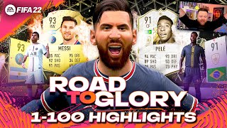 MY BEST EVER START FIFA 22 Road to Glory 1100 Best Bits [upl. by Ahsiekim]