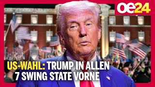 USWahl Trump in ALLEN 7 Swing State vorne  Stand 0530 Uhr [upl. by Pacorro]