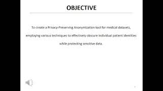 PRIVACYPRESERVING DATA ANONYMIZATION TOOL FOR MEDICAL DATA [upl. by Mortensen]