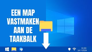 Een map vastmaken aan de taakbalk in Windows 11 [upl. by Notac]