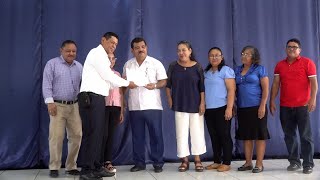 Mined reconoce a impulsores de la meta de matricula en Managua [upl. by Arimat]