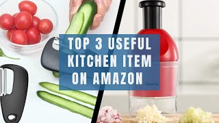 Top 3 MustHave Kitchen Gadgets You Didnt Know You Needed 🍴✨  Amazon Finds [upl. by Adolpho]