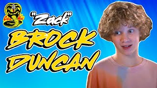 Brock Duncan quotZackquot  Cobra Kai Season 4 Full Interview [upl. by Ellenad]