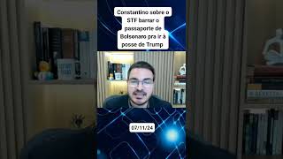 Constantino fala sobre o passaporte do Bolsonaro shorts [upl. by Sineray793]