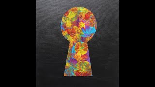 Whats behind the door acrylic art  balloon dip  satisfying art experiment  satisfying video [upl. by Akemat]