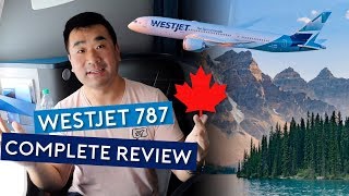 The Complete WestJet 787 Dreamliner Review [upl. by Arodal]