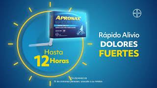 Apronax Rápido alivio de dolores fuertes hasta por 12 horas  Colombia [upl. by Ardnaz]