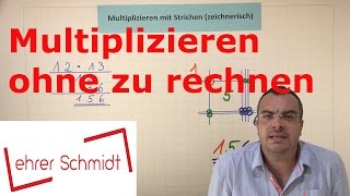 UNGLAUBLICH Multiplizieren OHNE zu rechnen  Mathematik  Lehrerschmidt [upl. by Kirsten228]