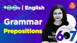 Prepositions English Grammar Revision Preposition Class 6 to 8  Firdos Maam  Young Wonders [upl. by Sidnak]